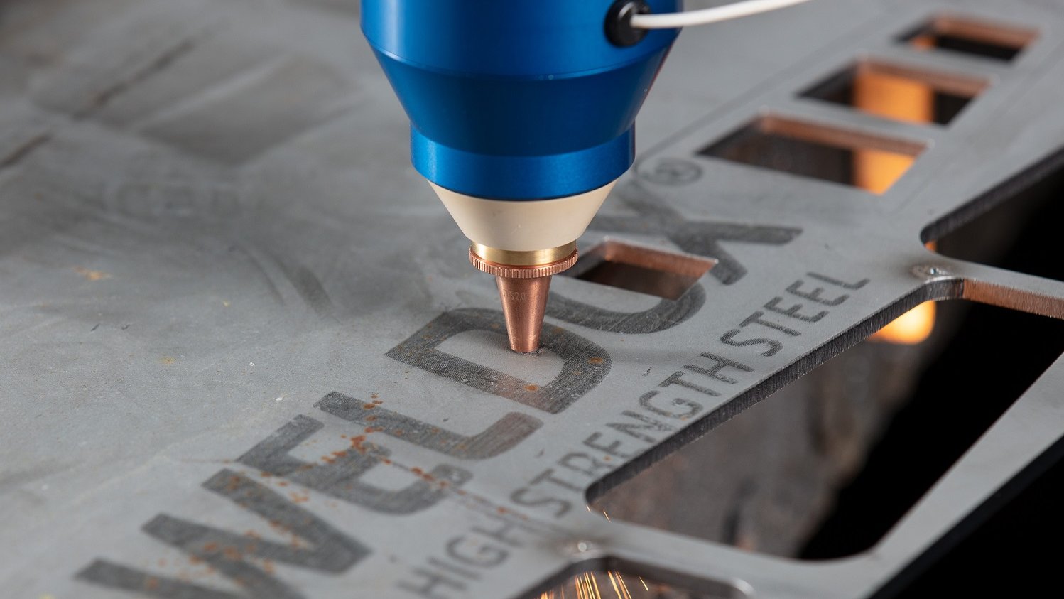 Fiberlaser PowerBlade med fasskärning