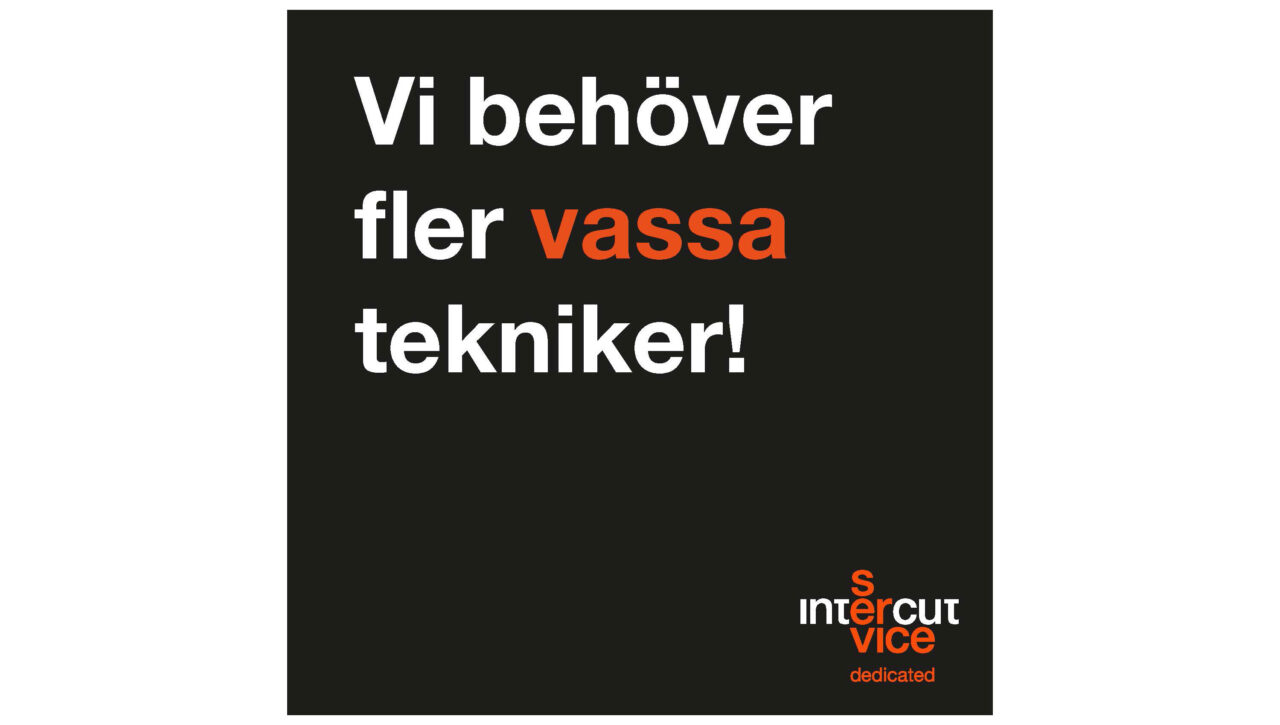 Intercut Sverige AB söker en servicetekniker 2022